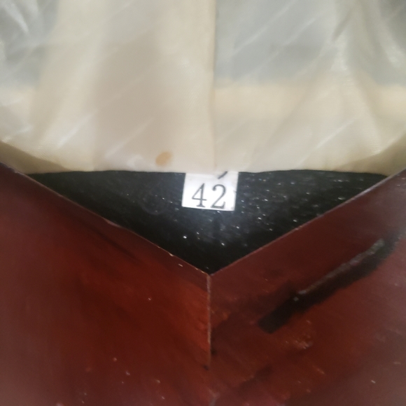 After Six Men's Gold black Formal 1 Button Tuxedo Jacket Wedding Prom Size 42 - Picture 7 of 7